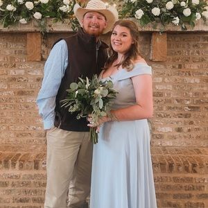 Dusty Blue Bridesmaids dress